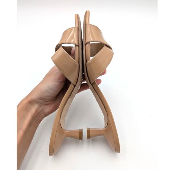 Stuart Weitzman Minimalist Slide 50 Sandal Women's Adobe Size US7.5B EU38 - Picture 5 of 10